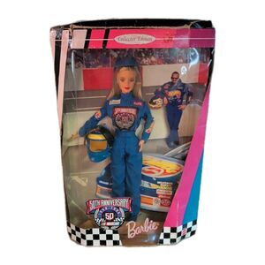 1998 Barbie Doll NASCAR 50th Anniversary Vintage Mattel Collector Edition
